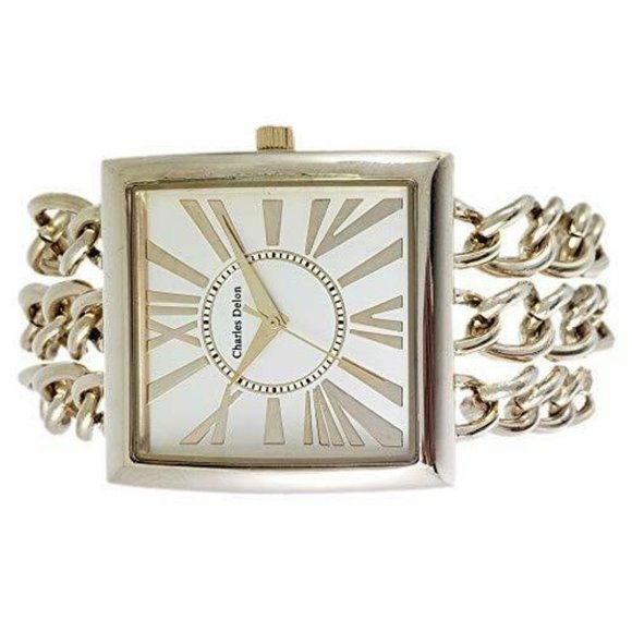 Charles Delon Dress/Formal Style Gold Watch - Picture 3 of 3